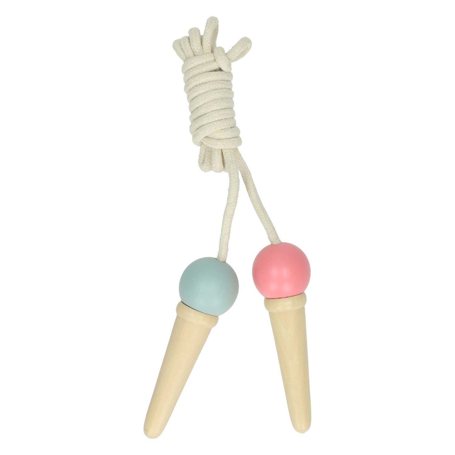 Corde à sauter en bois pour glace, 200 cm