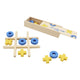 Jeu de tic tac toe en bois