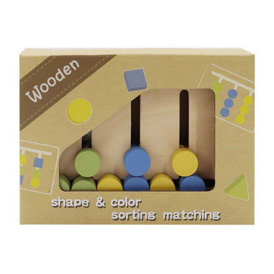 Jeu de tri des formes et couleurs en bois diablotin