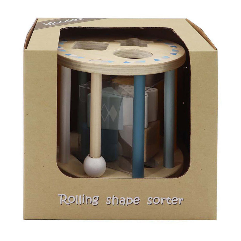 Trieur de formes en bois roulant