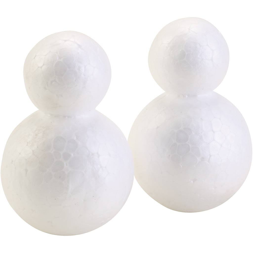 Figurines en polystyrène, h: 6,5 cm, 50 pièces, 1 boîte