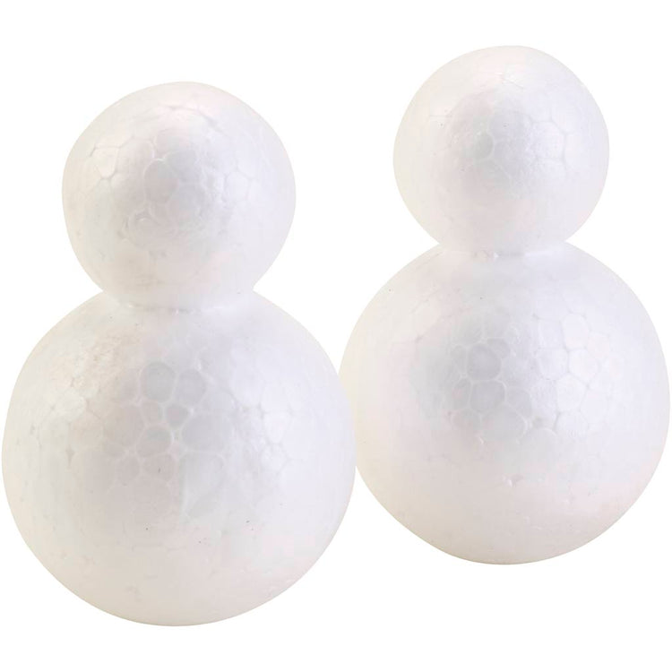 Figurines en polystyrène, h: 6,5 cm, 50 pièces, 1 boîte