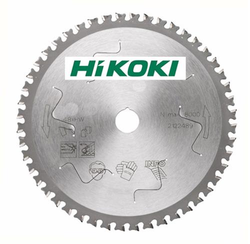 Lame de scie circulaire Hikoki 185x20 z48 -acier inoxydable.