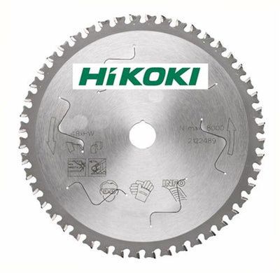 Lame de scie circulaire Hikoki 185x20 z48 -acier inoxydable.