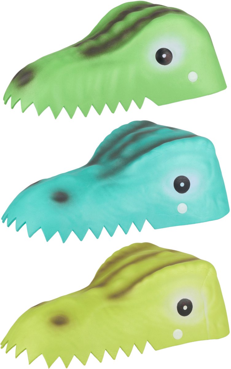 Chapeau de dinosaure Eddy Toys - Vêtements d'habillage pour garçon et fille - env. 16 x 18 x 10 cm - assorti - 1 couleur aléatoire