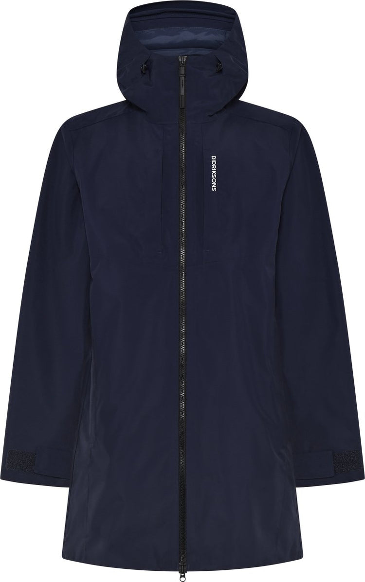Didriksons sören usx parka veste d'extérieur unisexe - bleu nuit foncé