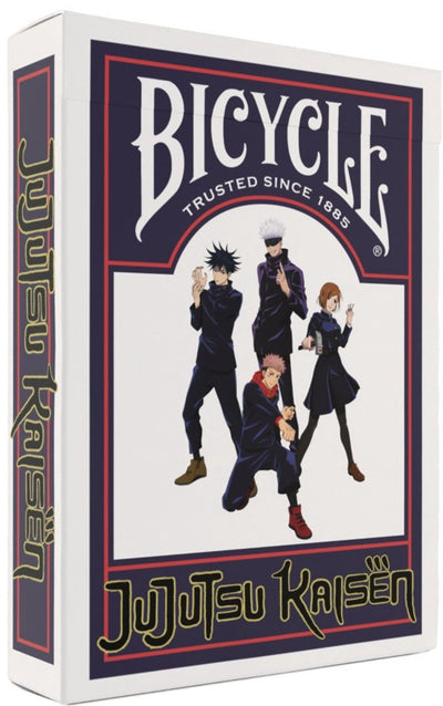 Bicycle jujutsu kaisen - cartes à jouer premium - poker - collection - collection anime manga