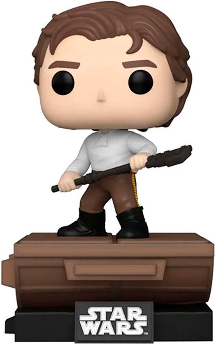 Funko-pop ! Star Wars : Le Retour du Jedi - Han Solo sur le Skiff Deluxe de Jabba