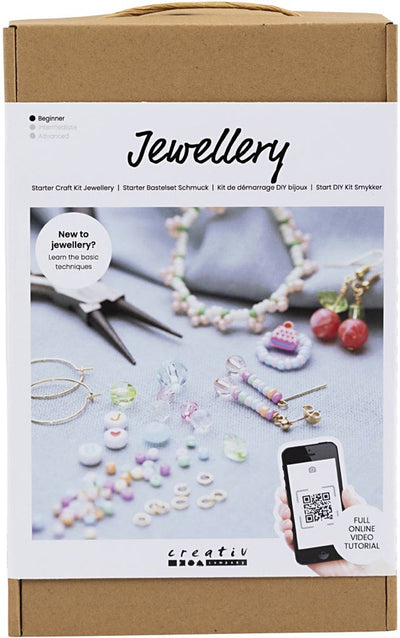 Creativ Company Starter Hobbyset Bijoux avec des perles