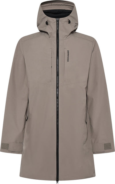 Didriksons sören usx parka veste d'extérieur unisexe - marron cendré