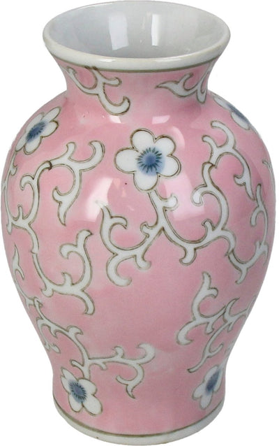 Vase collection Hd porcelaine rose 10,5x10,5x16cm
