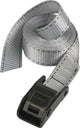 Sangle de tension Masterlock - 5m x 25mm - avec pince en plastique - gris - 3112eurdat