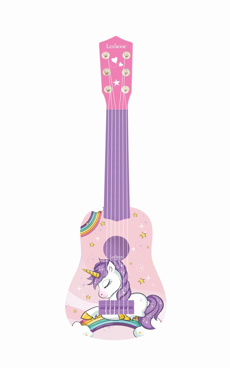 Lexibook ma première guitare licorne 21 53 cm