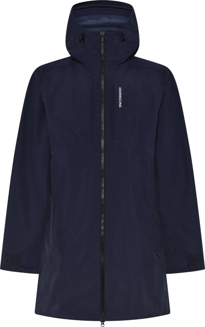 Didriksons sören usx parka veste d'extérieur unisexe - bleu nuit foncé