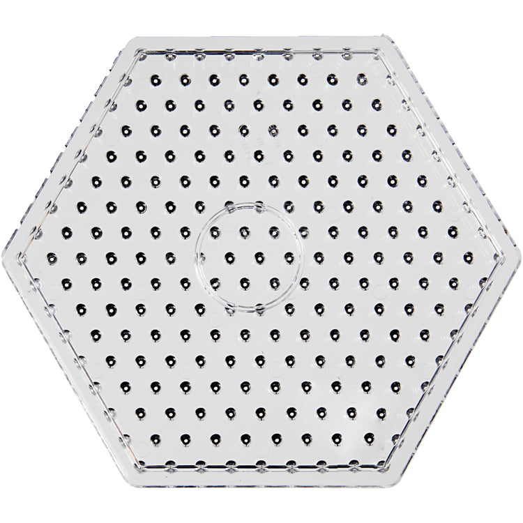 Creativ company plaque de base, hexagone, taille 17,5x17,5 cm, jumbo, transparente, 1 pièce
