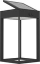 Applique d'extérieur solaire Eglo suzzara - LED - 25 cm - noir