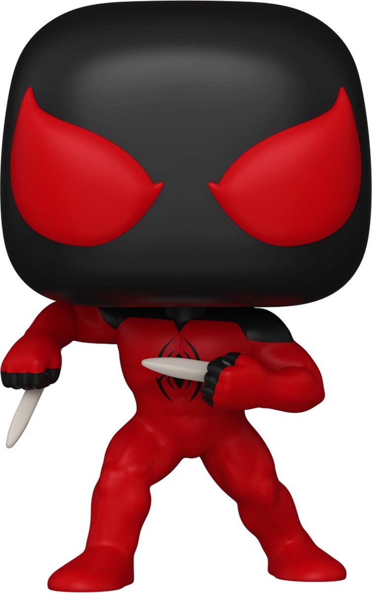 Funko-pop ! merveille : bande dessinée Spider-Man - araignée écarlate (Kaine) #1447