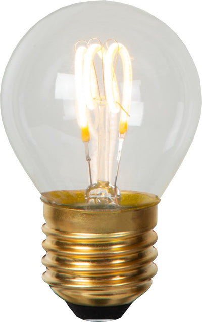 Lucide g45 - lampe à filament - ø 4,5 cm - LED dimmable - E27 - 1x3W 2700K - transparent