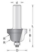 Hikoki ogee coupe ronde 25,4 mm tige = 8 mm + roulement