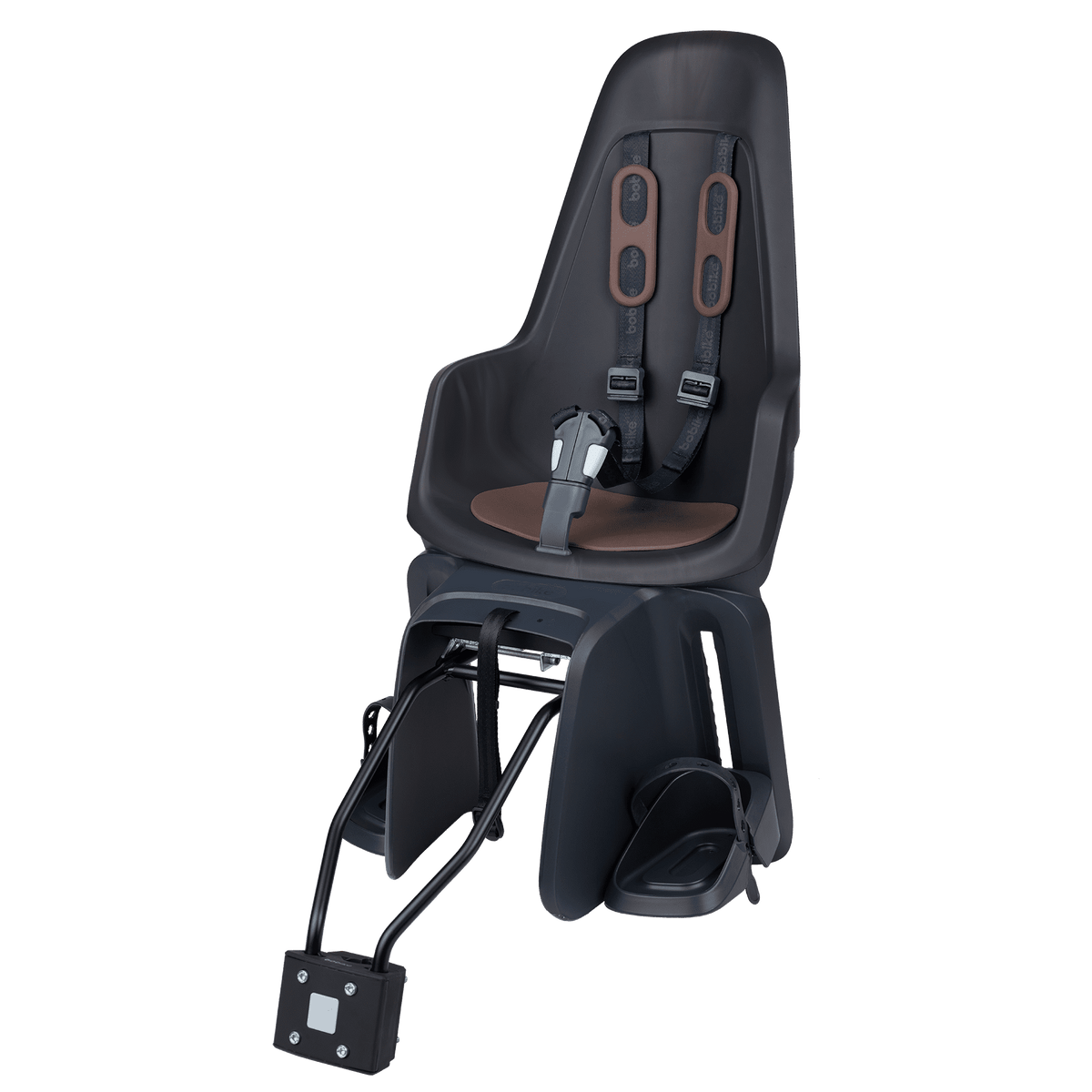 Bobike Child siège derrière un avec un cadre de confirmation de porteuse Black Brown