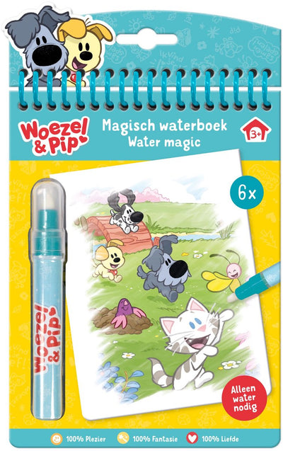 Bambolino woezel pip water livre de coloriage - livre de coloriage magique réutilisable - coloriage jouets éducatifs pour tout-petits - 2 ans et plus