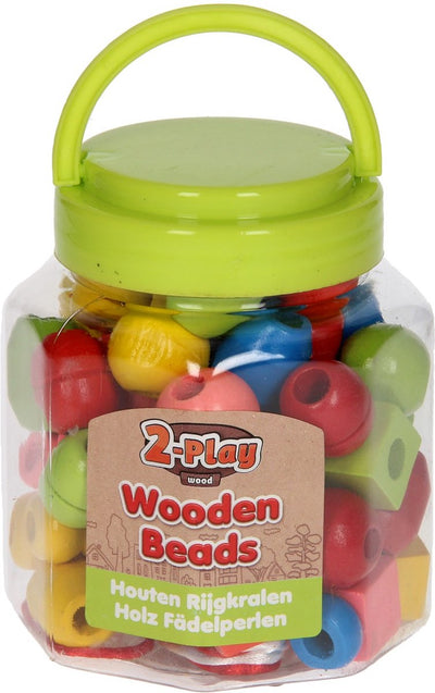 Ensemble de perles en bois, 72e.
