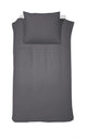 Week-end Cendrillon - housse de couette - 1 personne - coton - 140x200 cm - anthracite