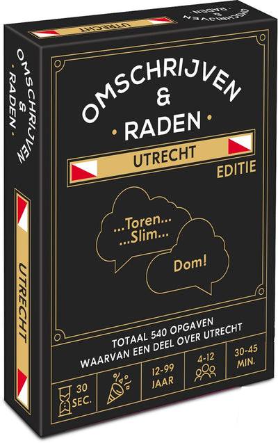Jeux de réflexion décrivant et devinant jeu éducatif Utrecht - jeu de société en carton.