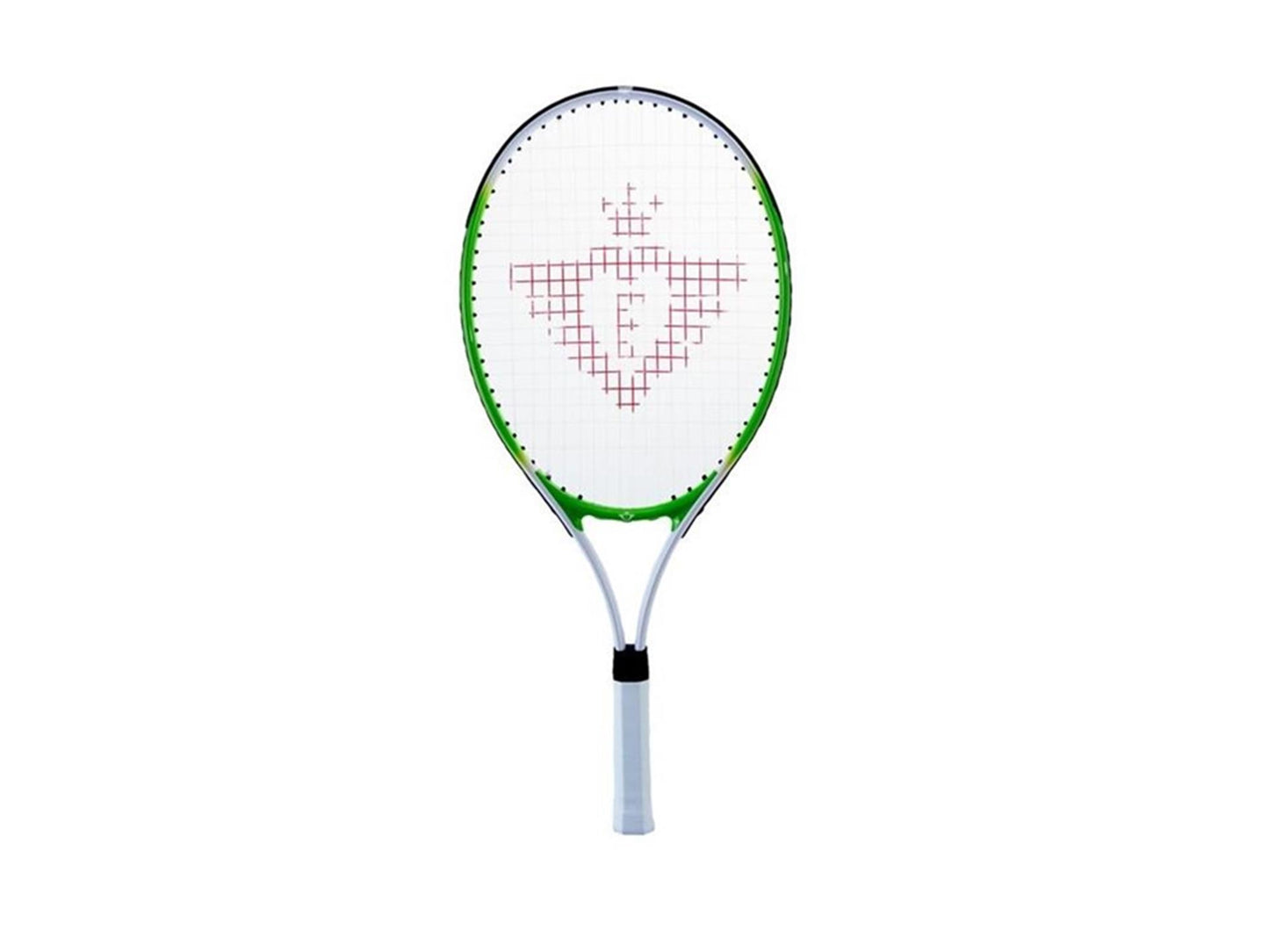 Racket de tennis avec couverture et 2 balles vertes