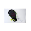 Racket de tennis avec couverture et 2 balles vertes