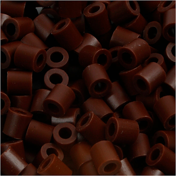 Perles photo Nabbi, taille 5x5 mm, diamètre du trou 2,5 mm, moyen, marron (3), 6000 pièces 1 boîte