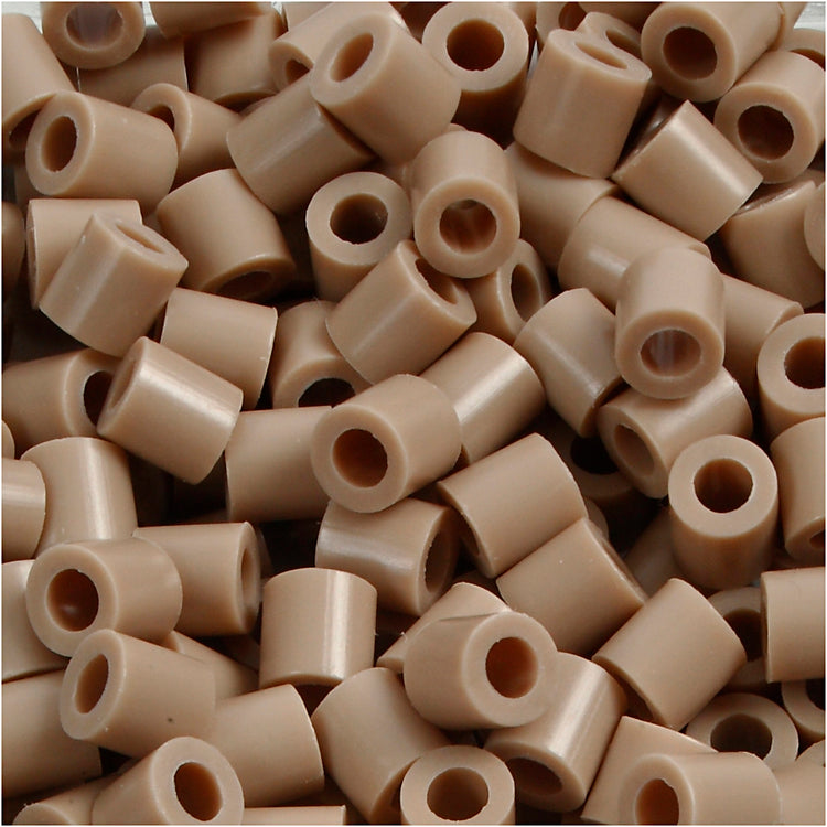 Perles photo Nabbi, taille 5x5 mm, diamètre de trou 2,5 mm, moyen, beige (6), 6000 pièces 1 boîte