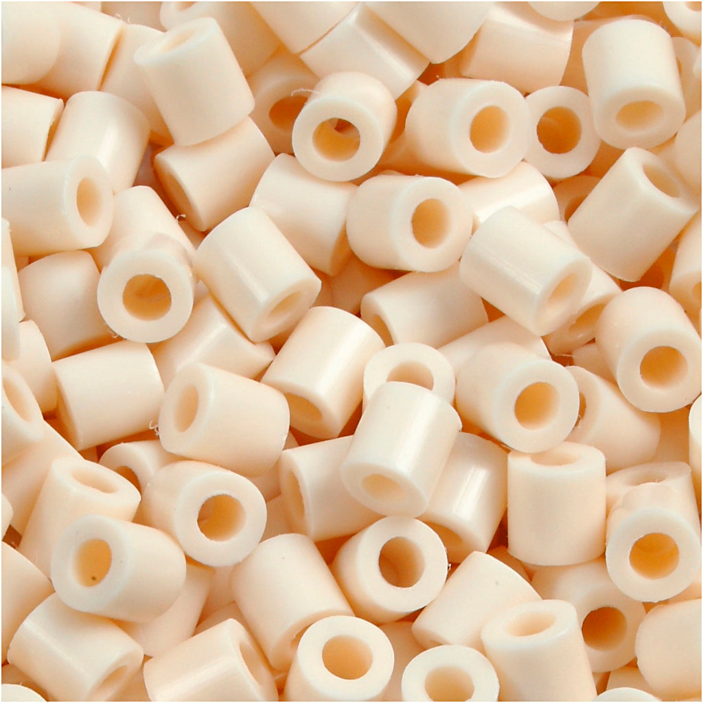 Perles photo Nabbi, taille 5x5 mm, diamètre du trou 2,5 mm, moyen, beige clair (12), 6000 pièces 1 boîte