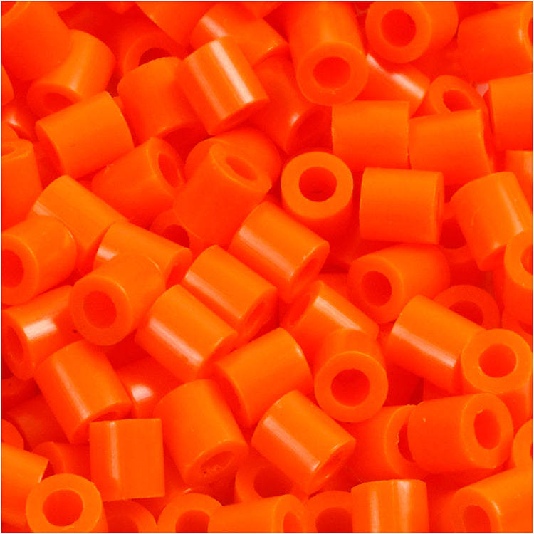 Perles photo Nabbi, taille 5x5 mm, diamètre du trou 2,5 mm, moyen, orange vif (13), 6000 pièces 1 boîte