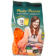 Perles photo Nabbi, taille 5x5 mm, diamètre du trou 2,5 mm, moyen, orange vif (13), 1100 pièces 1 boîte - afbeelding 2
