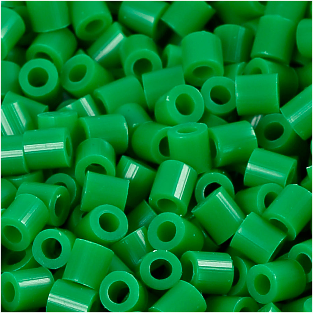 Perles photo Nabbi, dim. 5x5 mm, diamètre intérieur 2,5 mm, moyen, vert (16), 1100 pièces 1 boîte