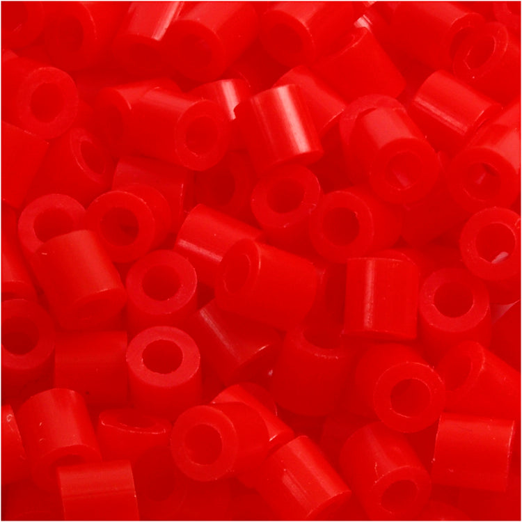 Perles photo Nabbi, dim. 5x5 mm, diamètre intérieur 2,5 mm, moyen, rouge (19), 6000 pièces 1 boîte