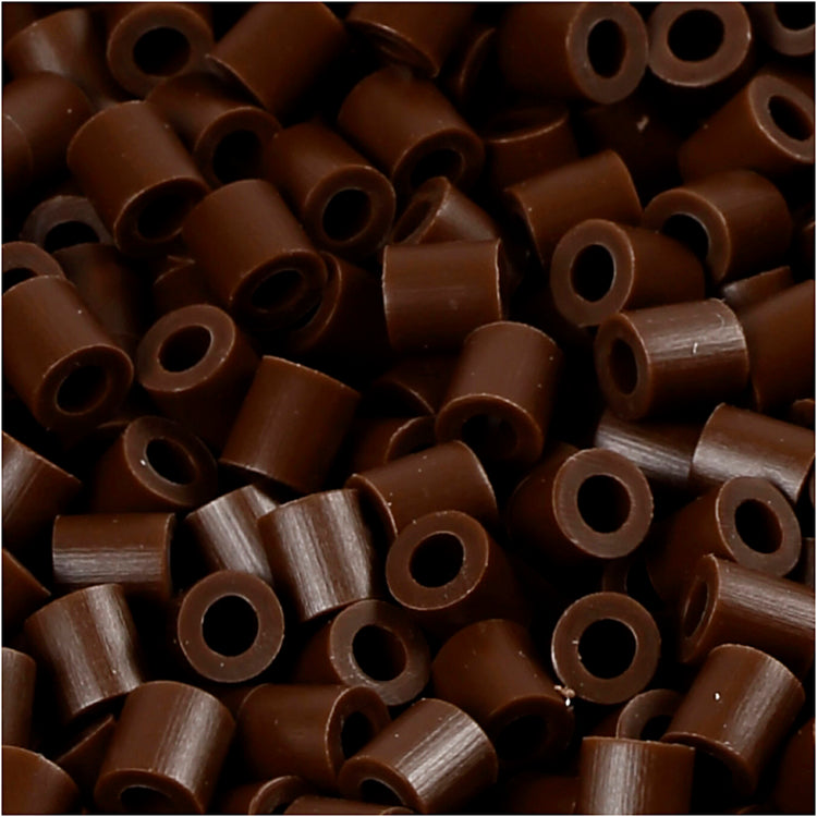 Perles photo Nabbi, taille 5x5 mm, diamètre du trou 2,5 mm, moyen, marron foncé (2), 1100 pièces 1 boîte
