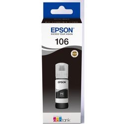 Bouteille d'encre epson 106 c13t00r140 photo noir