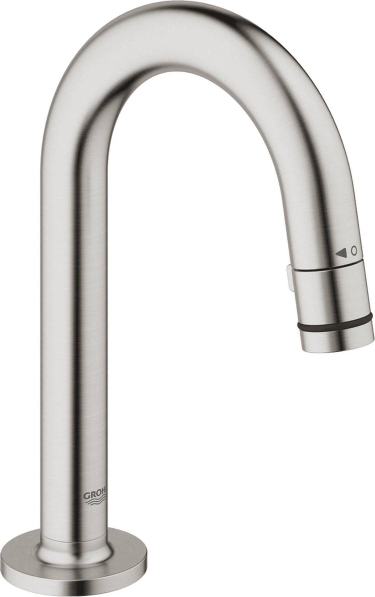 Robinet de toilette Grohe - supersteel (aspect inox)