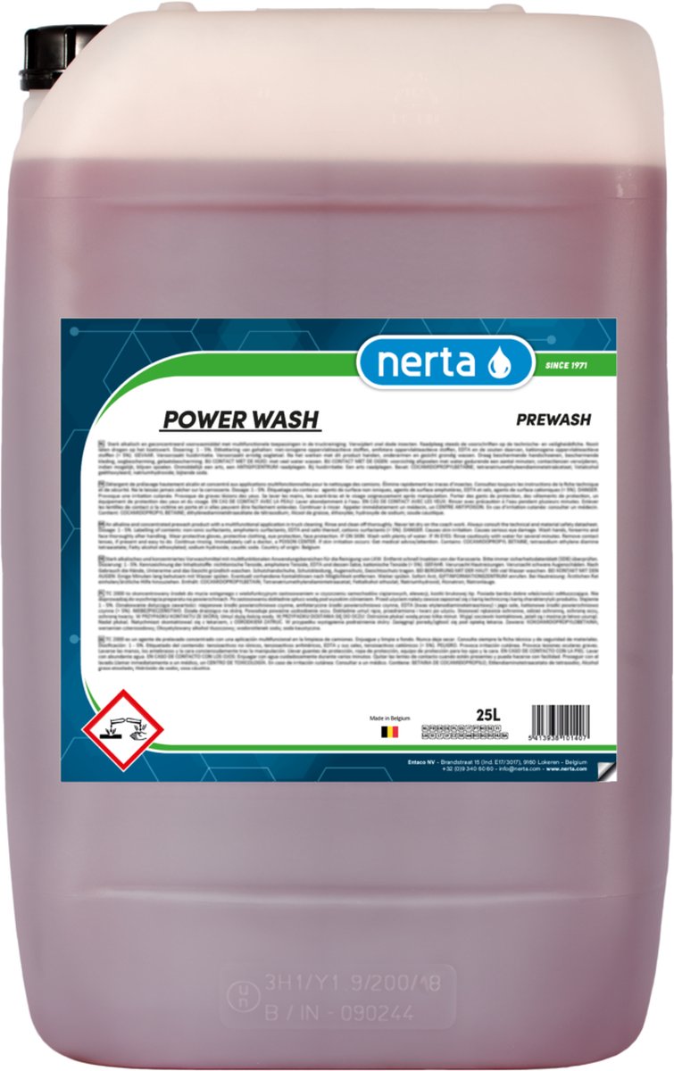 Nerta power wash - mousse à neige - shampoing pour voiture - lave-auto - 5 litres