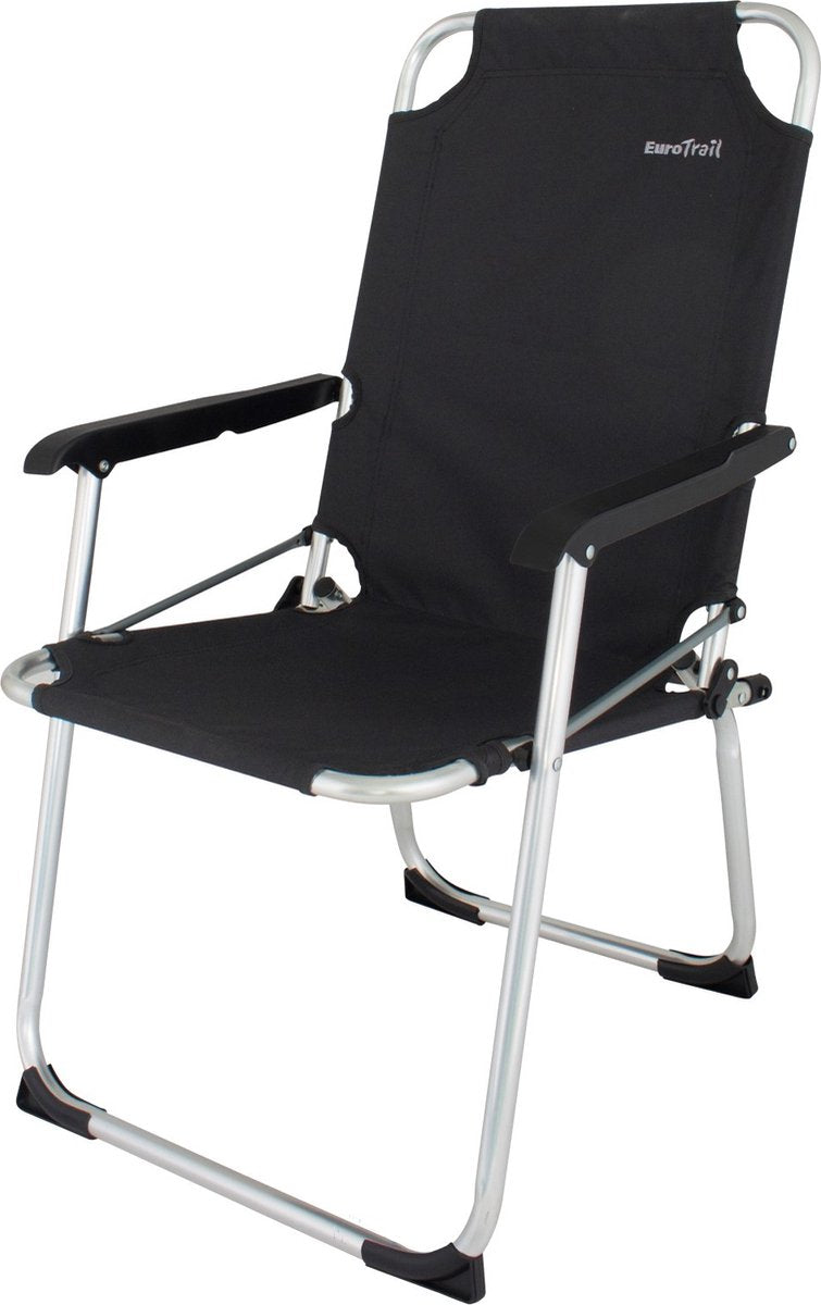 Chaise de camping Eurotrail moita - noir