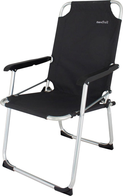 Chaise de camping Eurotrail moita - noir