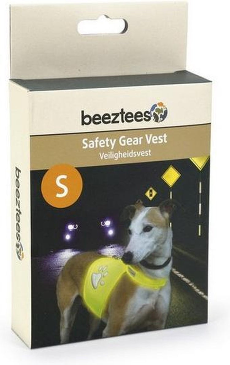 Beeztees gilet de sécurité équipement de sécurité - chien - jaune - s