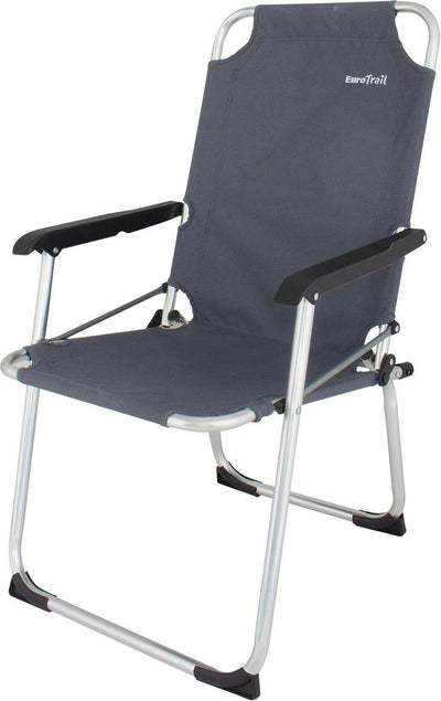 Chaise de camping Eurotrail moita - anthracite