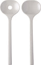 Couverts à salade Mepal bloom - 2 pièces - blanc galet - gris clair