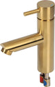 Robinet de lavabo Differnz droit - mitigeur - froid et chaud - robinet de toilette - or