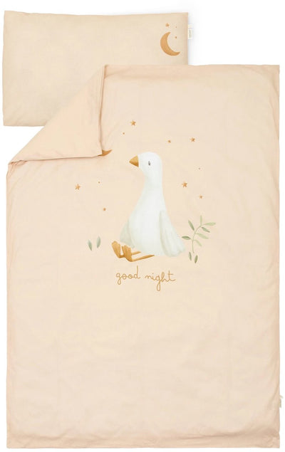 Housse de couette pour berceau Little Dutch - beige - naturels nouveau-nés - petite oie