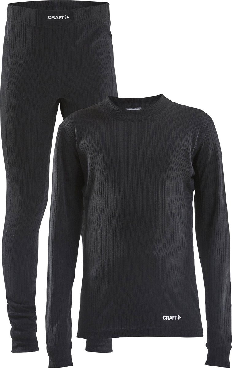 Craft core dry baselayer thermodurci enfants - noir - taille 122