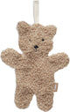 Jollein Sucette en tissu ours en peluche - biscuit - sucette peluche bébé - 100% polyester